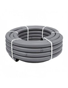 Tubería flexible de PVC gris Hidrotubo Flex 40 mm 25 m