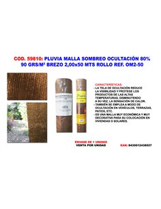 Shade Mesh 90g/m2 Reed 2.00x50m