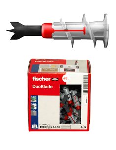 Fischer Taco Pladur Duoblade Wall Anchor 40 Units