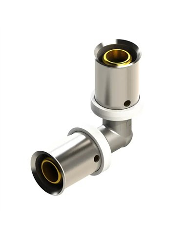 Codo Igual Metal RF/U 90° de 20mm Duo Press
