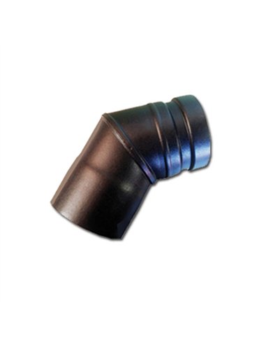Estufa Pellet Codo Vitrificado 80 mm a 45° PVC