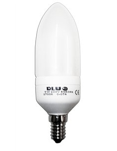 Mini Kerzenlampe E14 230V 7W warm