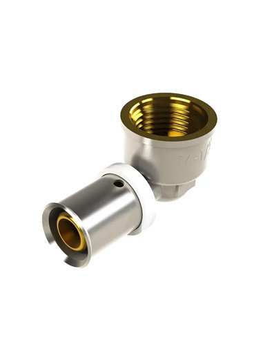 Duo Press Female Elbow Metal 20-1/2"