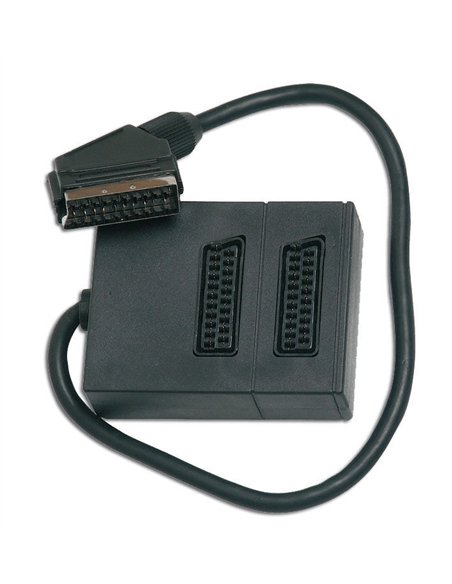 Multimedia Eurostecker Simon Finstock 21 Pins mit 2 Steckdosen