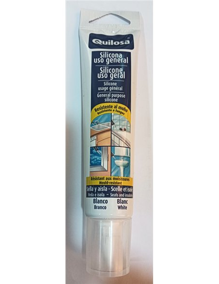 Silicona Orbasil Ácida Antimoho 85ml Blanco
