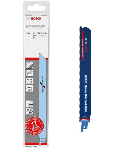 Lame pour scie sabre Bosch Flex Metal 2 U
