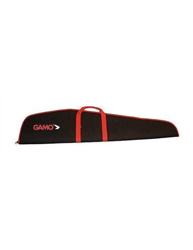 Gun case with scope black red 120 cm