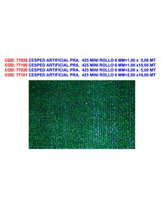 Artificial Grass F.S. PRA. 425 Mini Roll 6 mm - 1.00 x 10.00 m