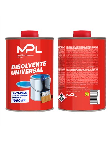 solvente universal 1L para tintas e vernizes