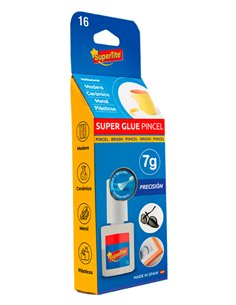 SuperTite Cola Super Glue Pincel Cianoacrilato 7g