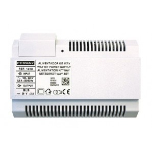 Kit de fonte de alimentação WAY DIN8 26VDC-2A FERMAX 1410