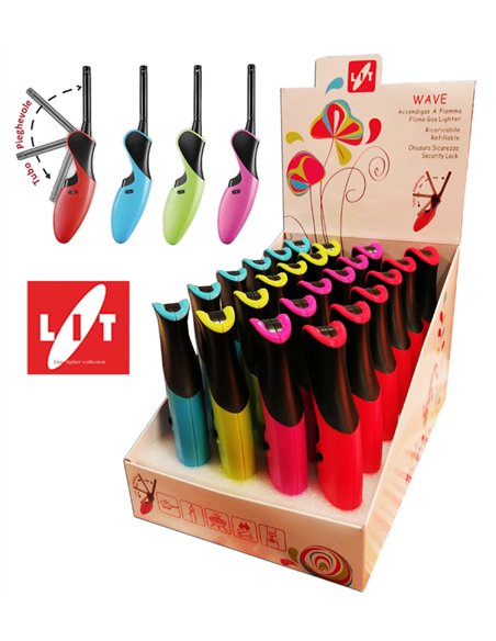 Encendedor Lit Llama Recar Plegable - 24 Unidades