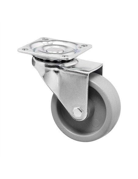 Möbelrolle 30mm Polypropylen Grau 42x42