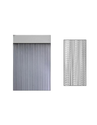 Cortina de puerta cinta Duero 120x210 cristal N° 1