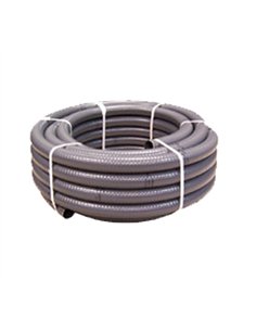 Graue PVC Flexible Rohr Hidrotubo Flex 20 mm - Rollen von 25 m