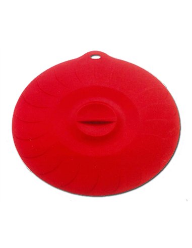 Universeller roter Silikondeckel 22 cm für Küchenutensilien