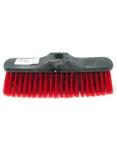 Balai brosse industriel/domestique trifibre 33 cm