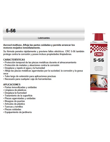 olio lubrificante multiuso 5-56 spray 500 ml