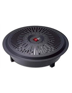 brasero électrique alfa-900, 2 puissances, 39 cm