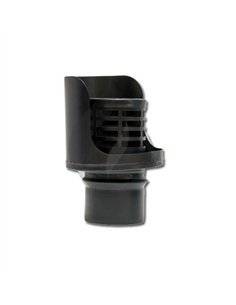 Stufa a Pellet Orizzontale Antilluvia Vetrificata 80 mm