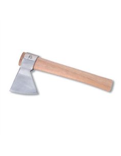Hache en acier inoxydable 250g avec manche en bois 250mm