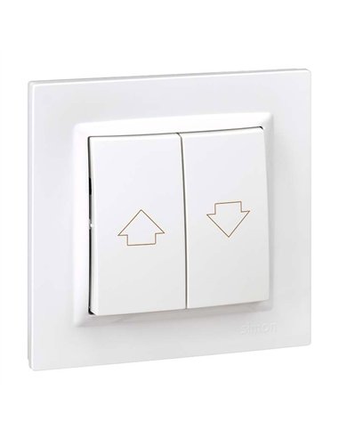 White Blind Switch Series 10