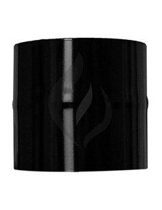 drip-proof sleeve vitrified stove black 100mm