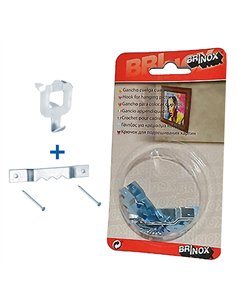 kit suporte para quadro e ganchos de parede