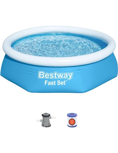 Runde aufblasbare Fast Set Pool 183x51 cm 940 L