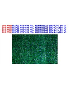 Artificial Grass F.S. PRA. 425 Mini Roll 6 mm - 1.00 x 5.00 m
