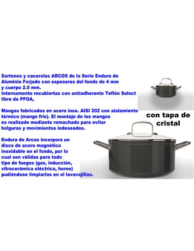Casserole en acier inoxydable forgé 16 cm avec couvercle