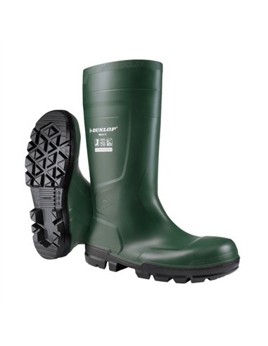 Green Safety Waterproof Boot S5 with Steel Toe - Size 44