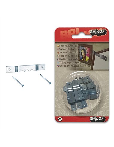 Support pour Cadre en Bois 43x8 mm - 8 Unités