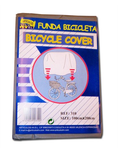 Capa para bicicleta lar de 100 cm x 200 cm