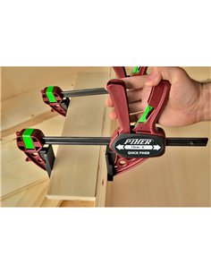 Prensa de Acero Piher Quick 15 cm con Cabezales de Nylon 2