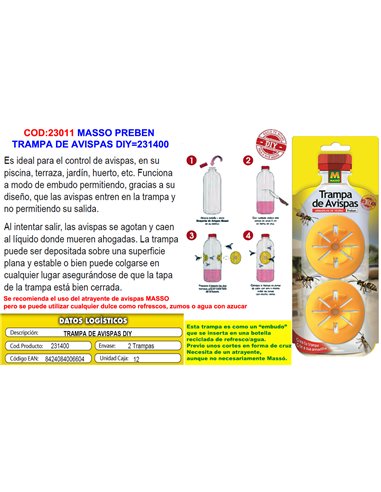 Trappola per Vespe MASSO PREBEN DIY 231400