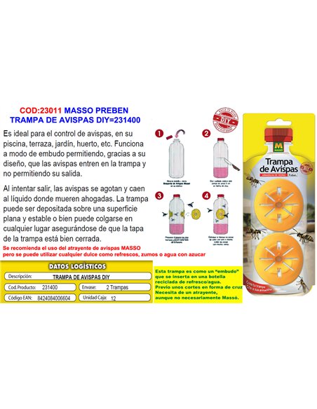Trappola per Vespe MASSO PREBEN DIY 231400