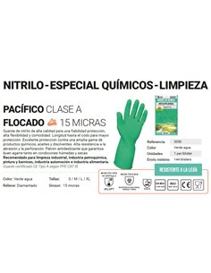 Guanto Sifer Chimico Nitrile Blu T-XL - 10 Pezzi