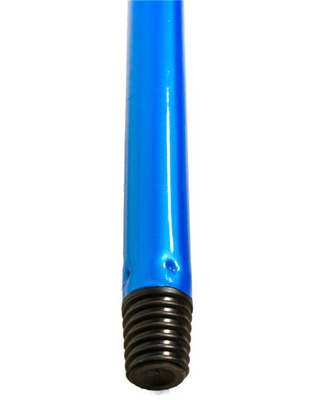 Mango de metal azul para cepillo barrer/fregona/mopa 140 cm