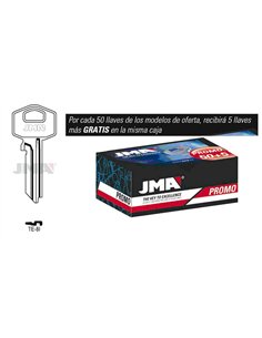 Jeu de clés JMA Promo 50 clés + 5 gratuites acier type A