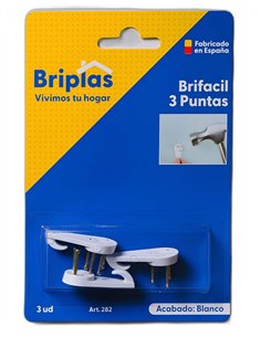 Cuélga Fácil para Cuadros BRIPLAS 3 Punta 3 U