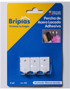 Küchenhaken Selbstklebend Weiß - 3er Pack Mini Haken