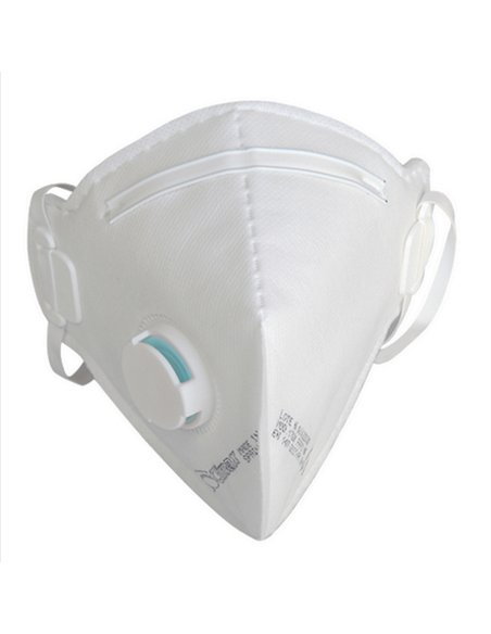 Máscara FFP2 com válvula filtrante 1720-V branca