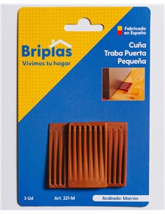 Briplast Tür/Möbel Keil Klein 3 U Braun