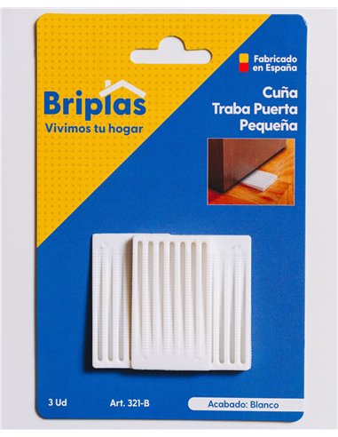 Briplast Cuneo per Porta/Mobili Piccoli 3 U Bianco
