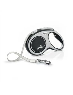 Correa para perro flexible Croci New Classiccord XS 3m Negro