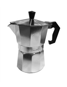 cafetera de aluminio 9 tazas para todo tipo de fuegos