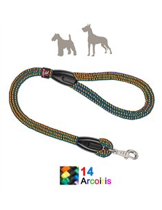 Nylon Dog Leash 110 cm Round 16 mm Rainbow