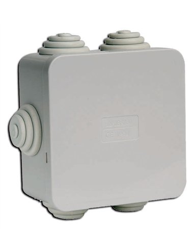 Square Waterproof Box 85x85x45 mm with Pressure