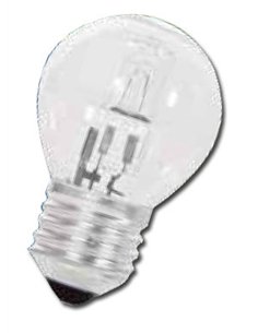Lampadina alogena mini globe E27 28W 375L